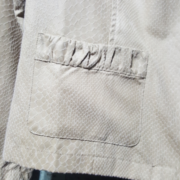 Christopher & Banks tan textured jacket - Picture 4 of 5